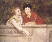 Alma-Tadema, Sir Lawrence Gallo-Roman Women (mk23) Spain oil painting artist